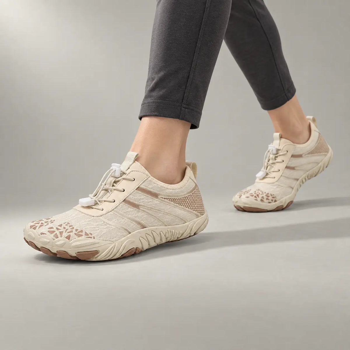 Chaussures barefoot – chaussures de marche orthopédiques antidérapantes à bout large, unisexe