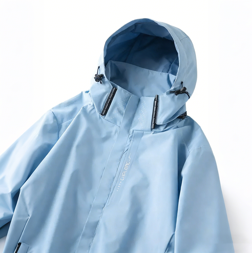 Veste d'extérieur légère imperméable et coupe-vent – unisexe