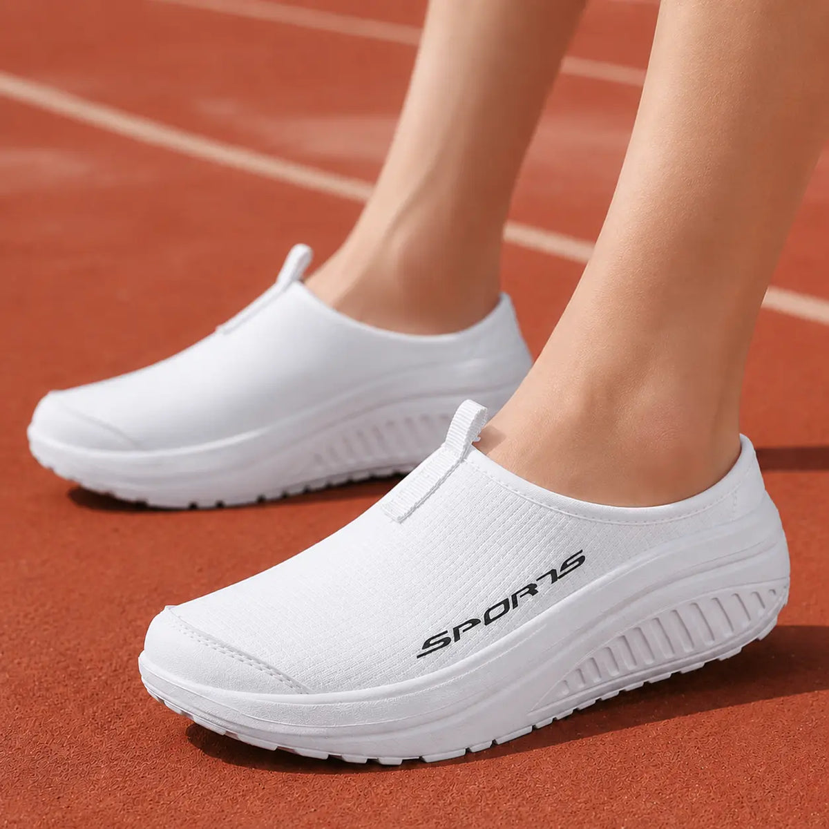 Chaussons orthopédiques à enfiler à bout fermé pour femme