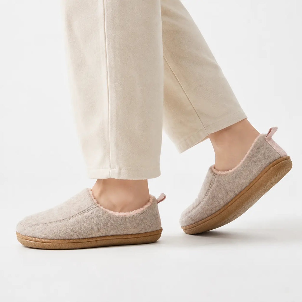 Chaussons orthopédiques à doublure polaire – unisexe, chauds et enveloppants
