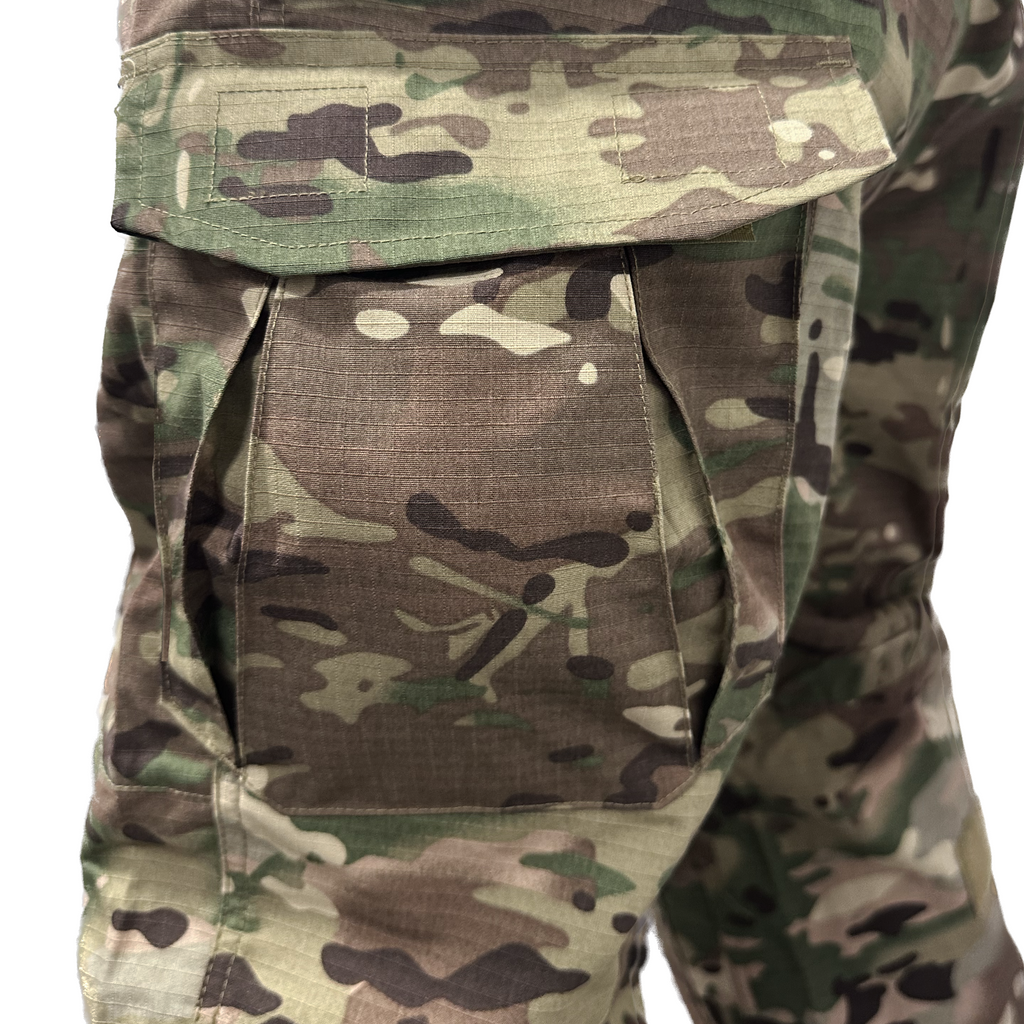 Pantalon tactique avec genouillères – pantalon ripstop de combat et d'extérieur pour homme