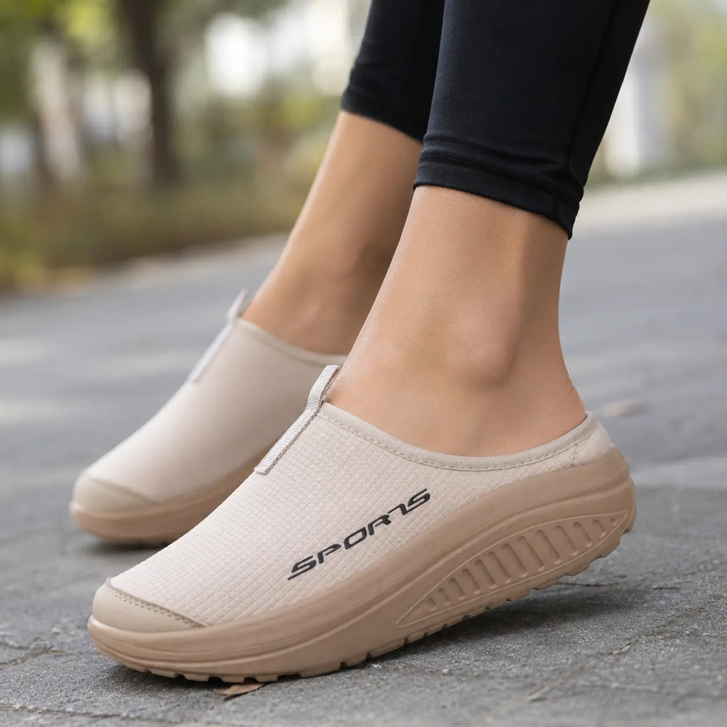 Chaussons orthopédiques à enfiler à bout fermé pour femme