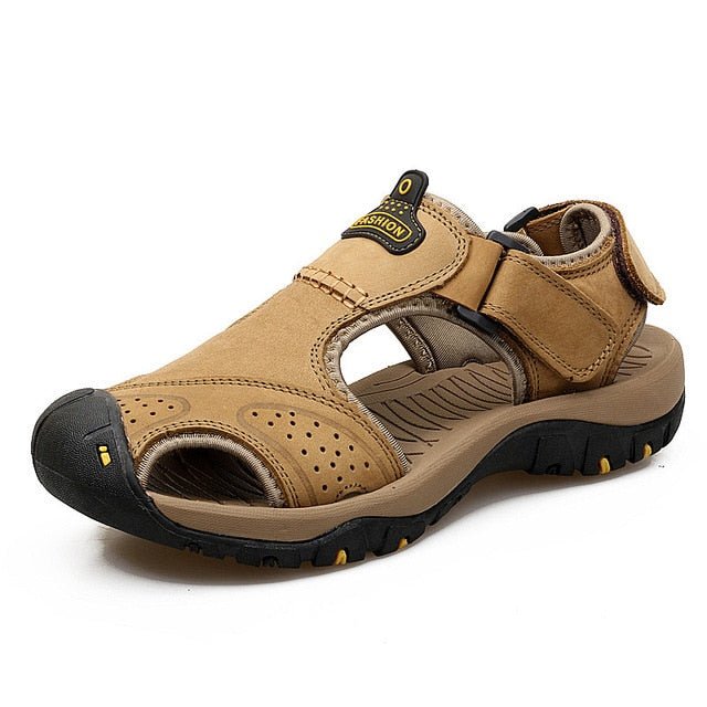 Sandales orthopédiques pour homme, bout extra large et brides réglables