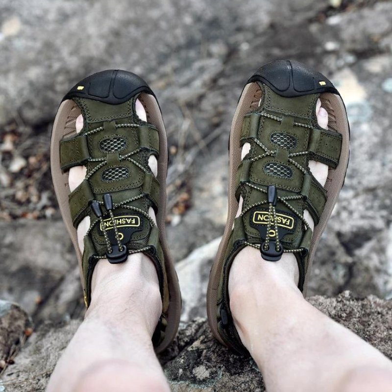 Sandales de randonnée orthopédiques pour homme avec brides réglables