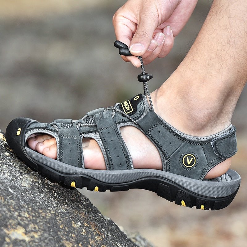 Sandales de randonnée orthopédiques pour homme avec brides réglables