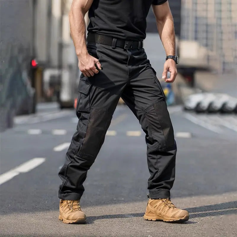 Pantalon cargo de chasse pour homme – pantalon d'extérieur ripstop déperlant