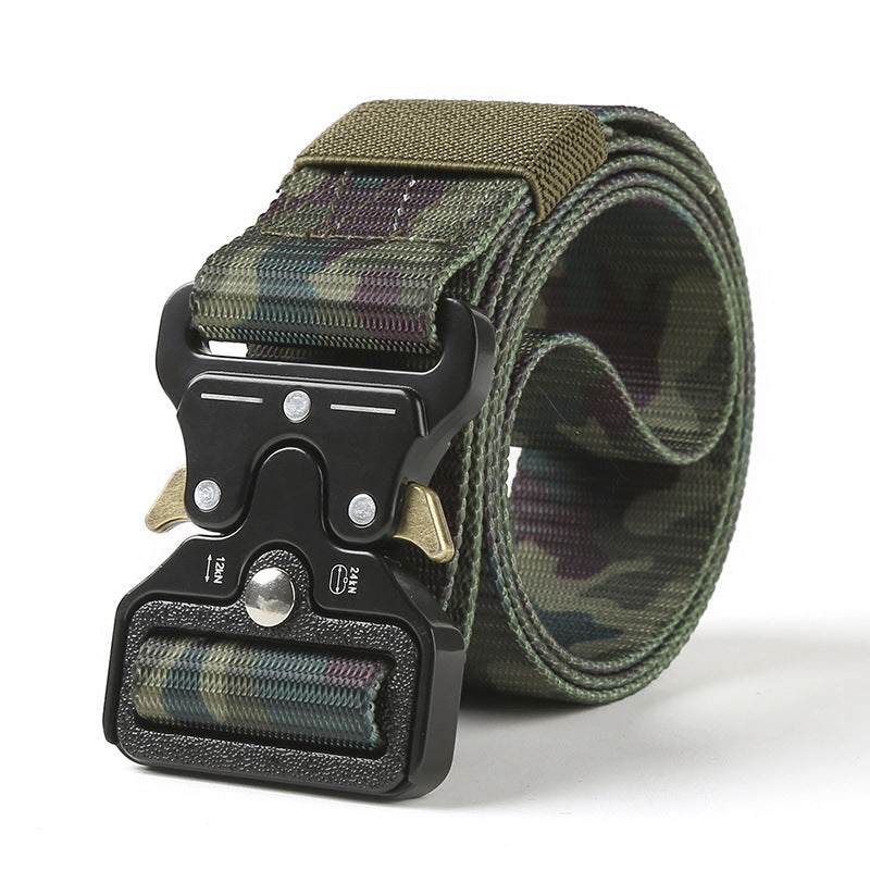 Ceinture élastique d'extérieur pour homme à boucle magnétique à dégagement rapide