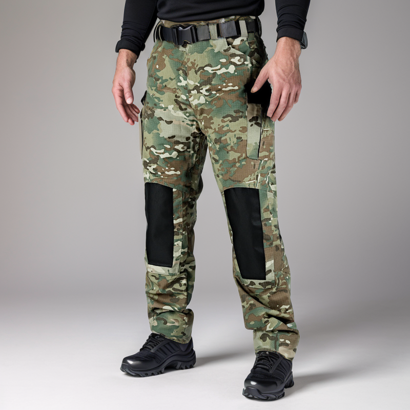 Pantalon cargo de chasse pour homme – pantalon d'extérieur ripstop déperlant