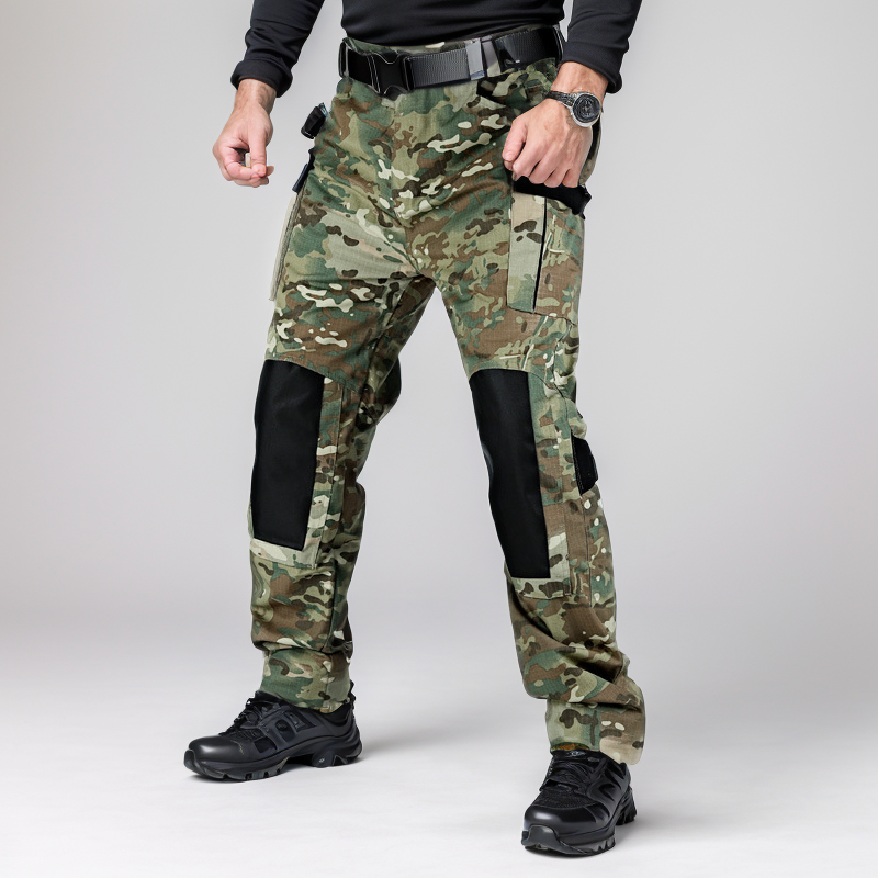 Pantalon cargo de chasse pour homme – pantalon d'extérieur ripstop déperlant