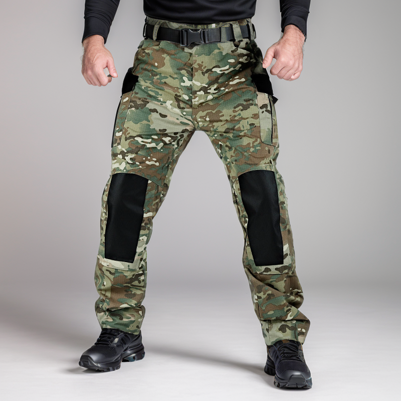 Pantalon cargo de chasse pour homme – pantalon d'extérieur ripstop déperlant