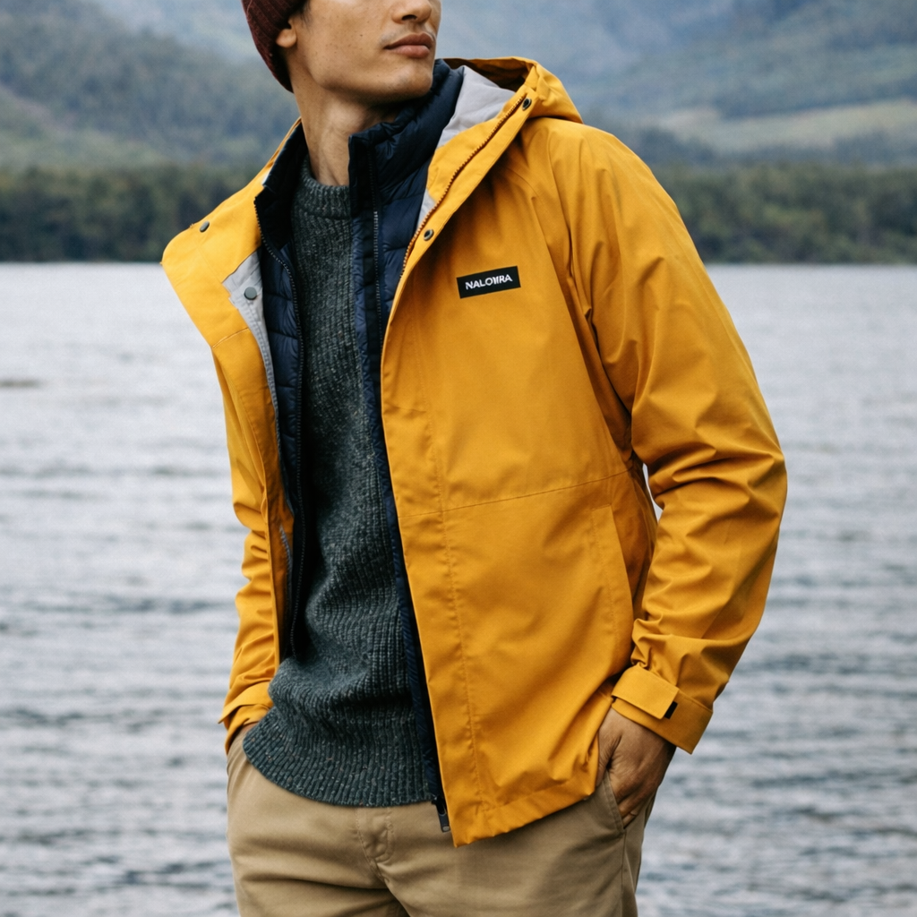 Veste d'extérieur imperméable pour le quotidien – unisexe