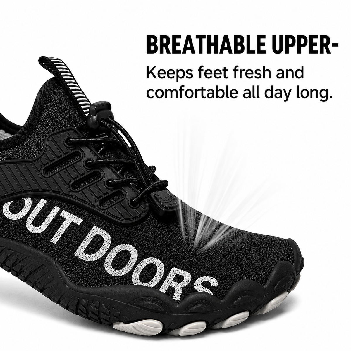 Chaussures barefoot orthopédiques légères pour l'extérieur