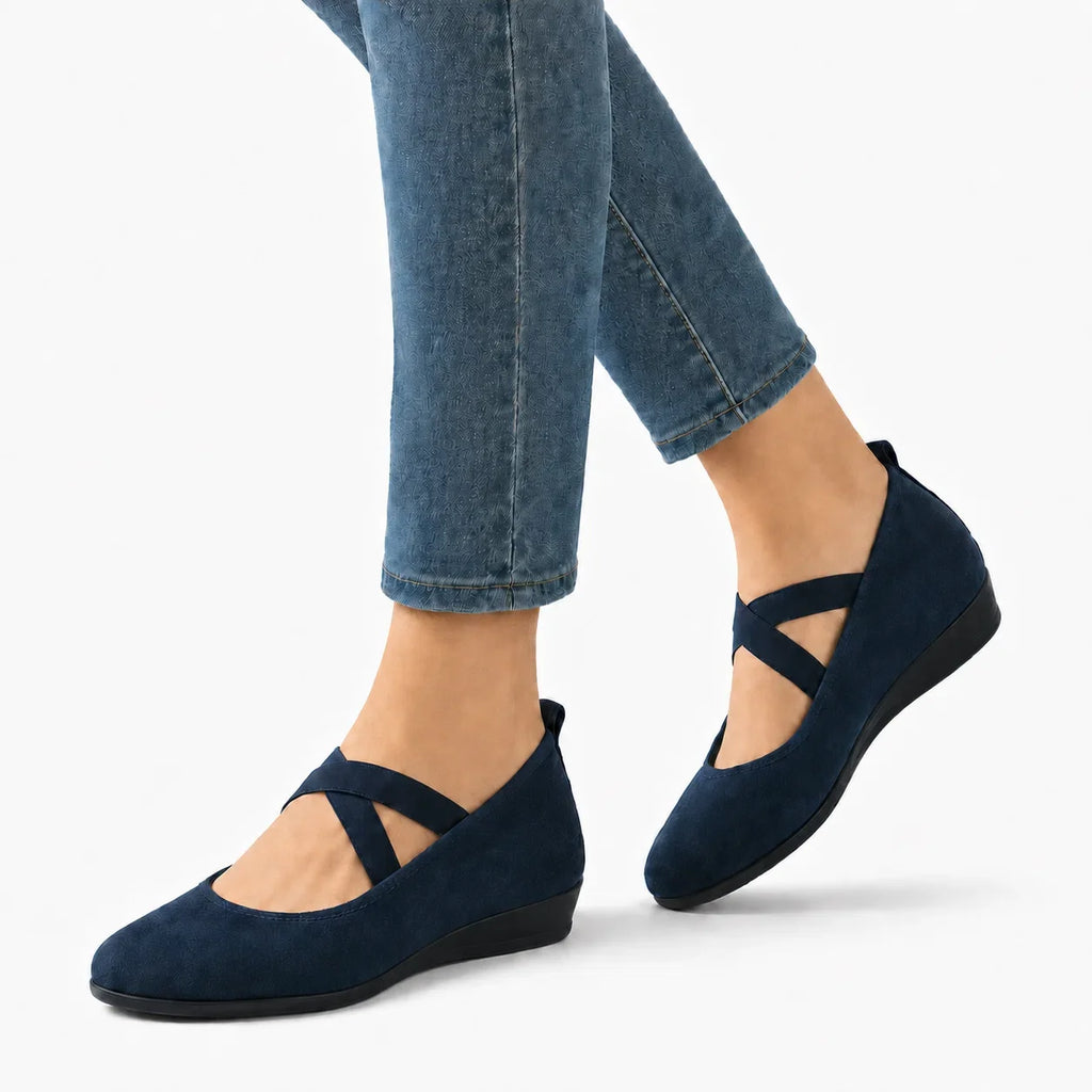 Ballerines orthopédiques avec soutien de la voûte plantaire pour femme – chaussures légères et confortables
