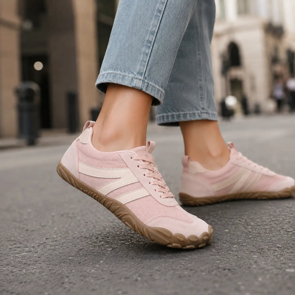 Chaussures barefoot de marche légères à coupe large – chaussures de randonnée orthopédiques, unisexe