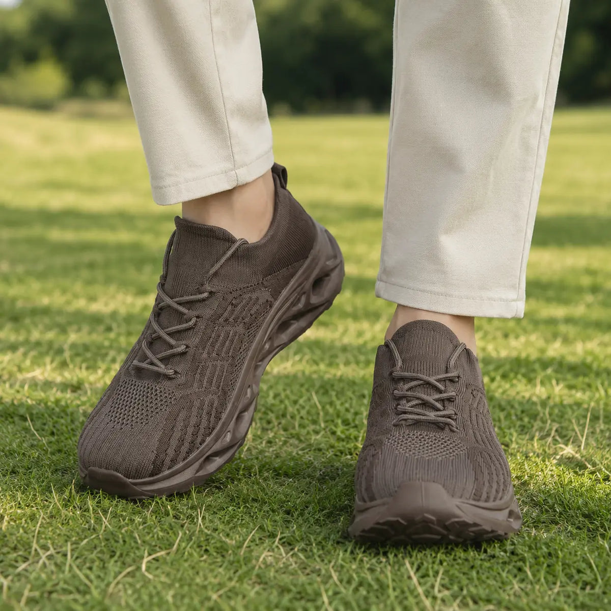 Chaussures de marche orthopédiques à bout large et soutien de la voûte plantaire – baskets confort unisexe