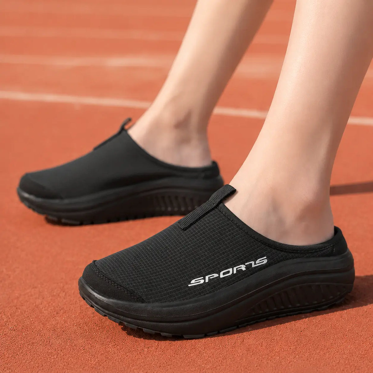 Chaussons orthopédiques à enfiler à bout fermé pour femme