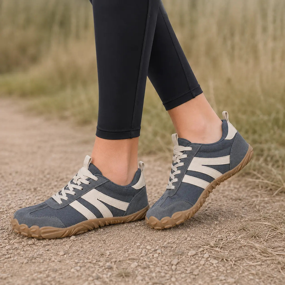 Chaussures barefoot de marche légères à coupe large – chaussures de randonnée orthopédiques, unisexe
