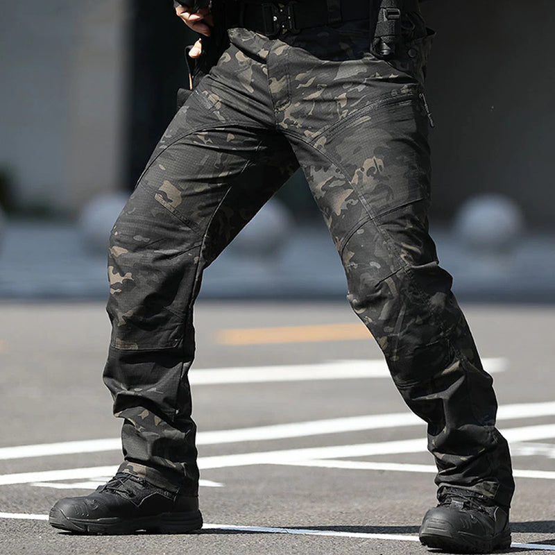 Pantalon cargo tactique extensible pour homme – pantalon d'extérieur déperlant