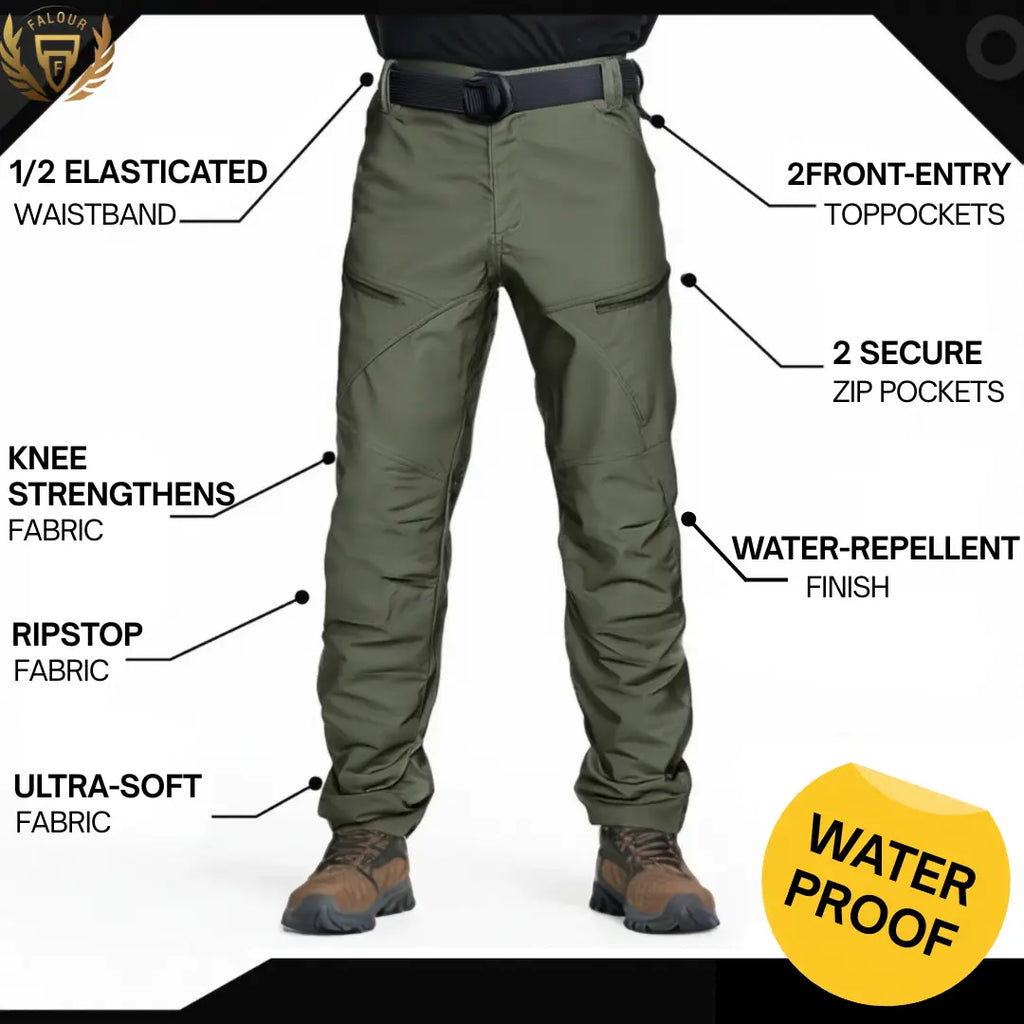 Pantalon de travail tactique déperlant pour homme – pantalon d'extérieur
