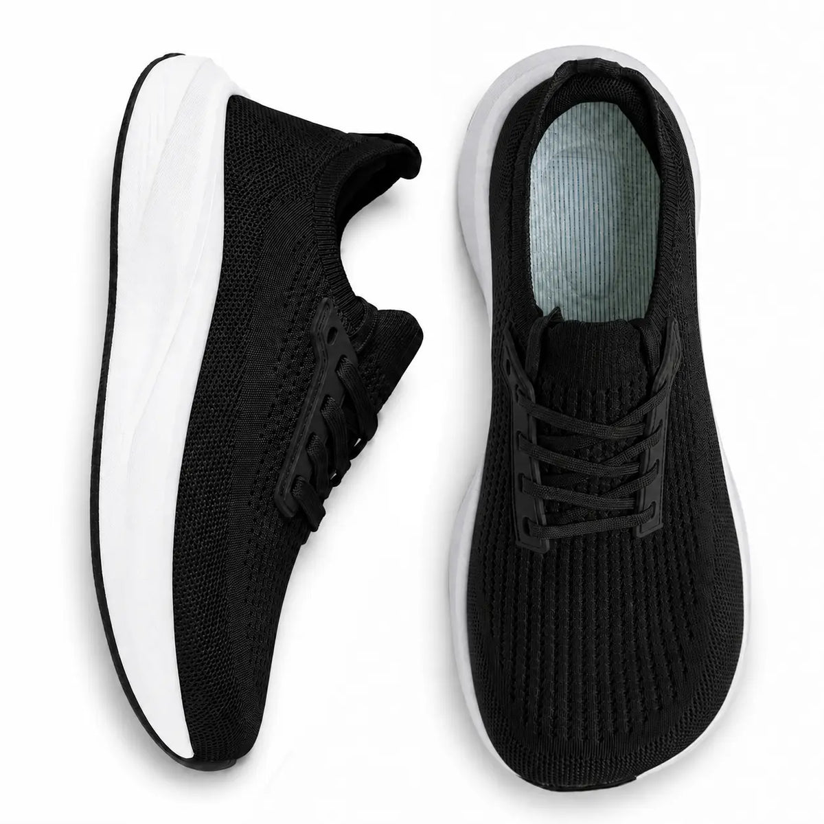 Chaussures de marche confortables à bout large – légères et antidérapantes, unisexe