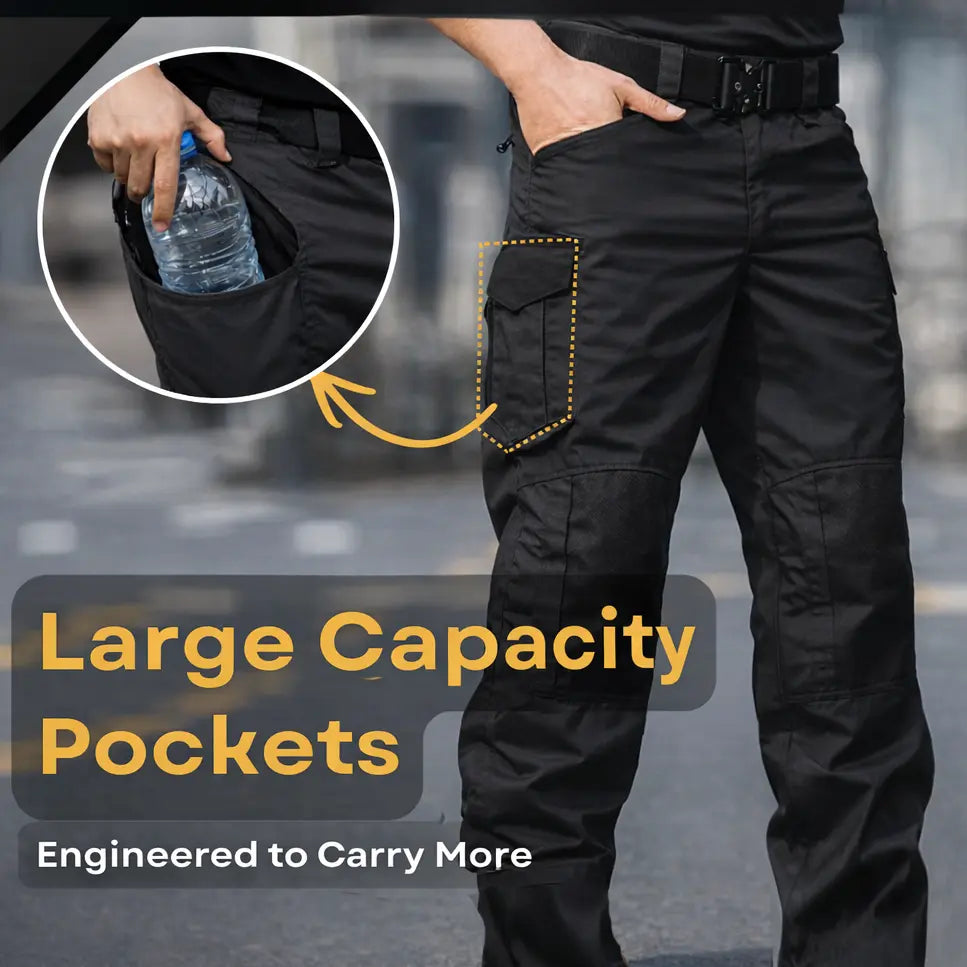 Pantalon cargo de chasse pour homme – pantalon d'extérieur ripstop déperlant