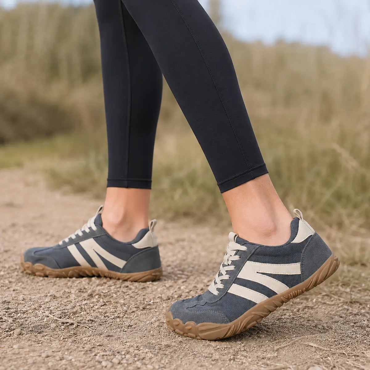 Chaussures barefoot de marche légères à coupe large – chaussures de randonnée orthopédiques, unisexe