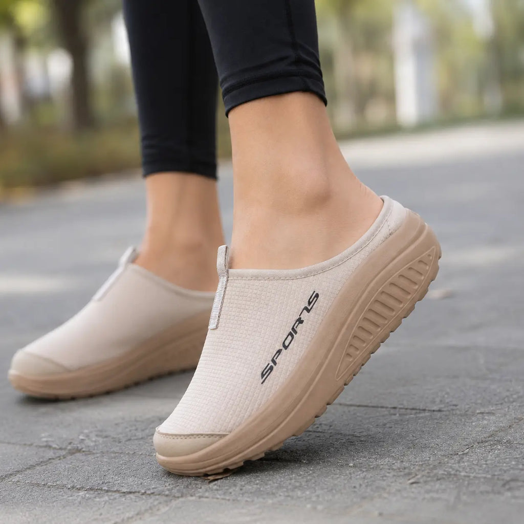 Chaussons orthopédiques à enfiler à bout fermé pour femme