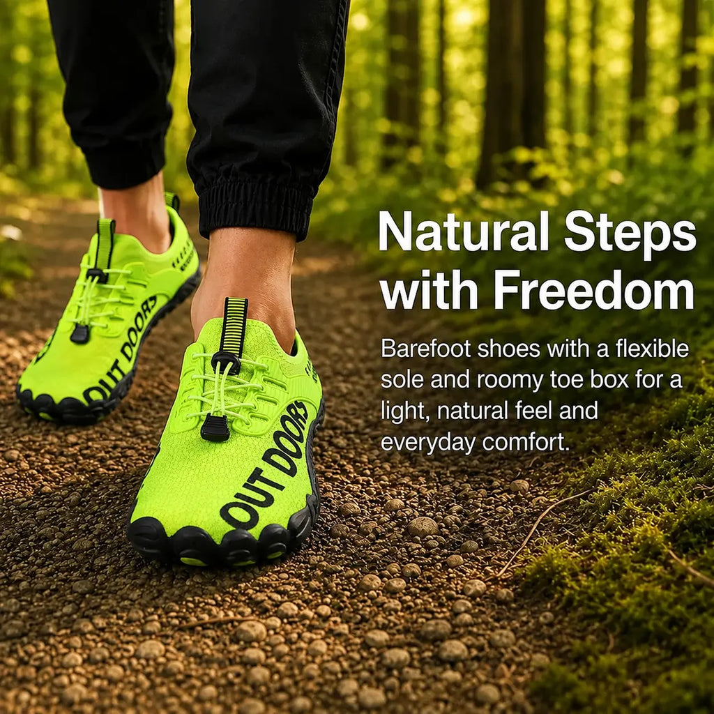 Chaussures barefoot orthopédiques légères pour l'extérieur