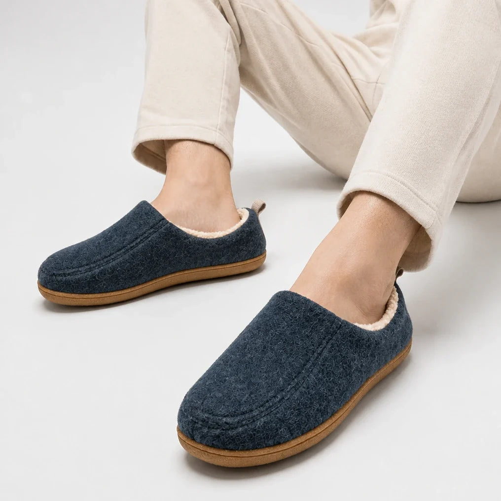 Chaussons orthopédiques à doublure polaire – unisexe, chauds et enveloppants