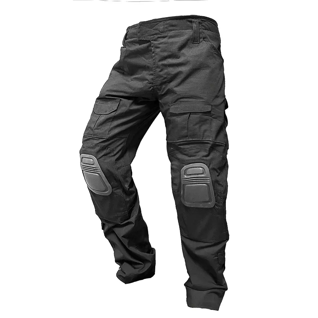 Pantalon tactique avec genouillères – pantalon ripstop de combat et d'extérieur pour homme