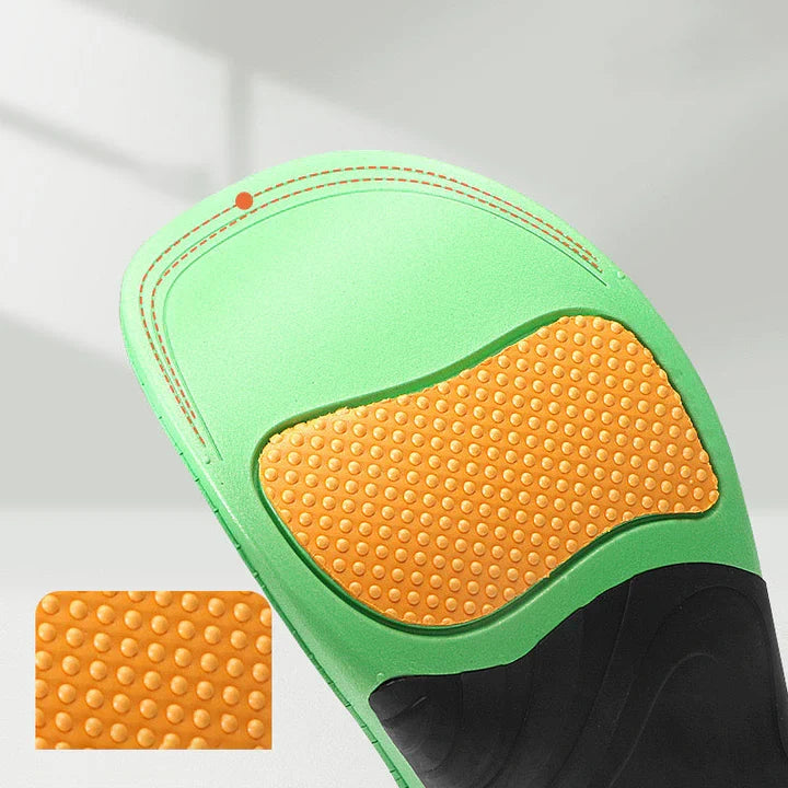 Semelles orthopédiques avec soutien de la voûte plantaire pour chaussures barefoot