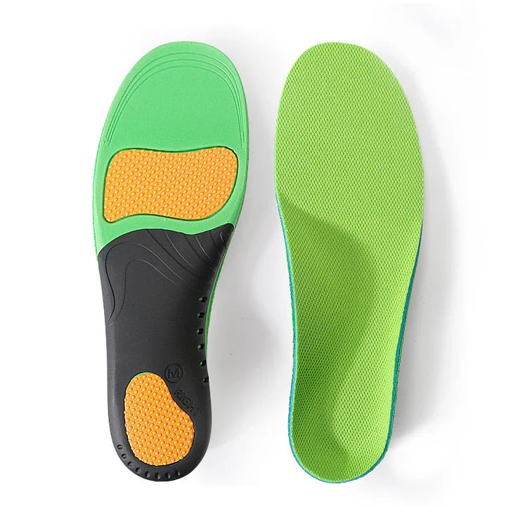 Semelles orthopédiques avec soutien de la voûte plantaire pour chaussures barefoot