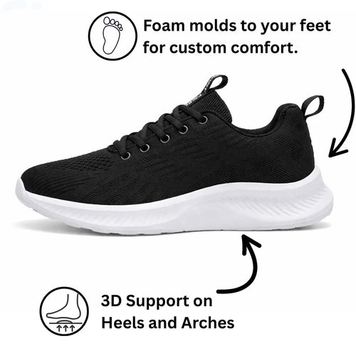 Baskets orthopédiques de marche pour femme, pour l'extérieur