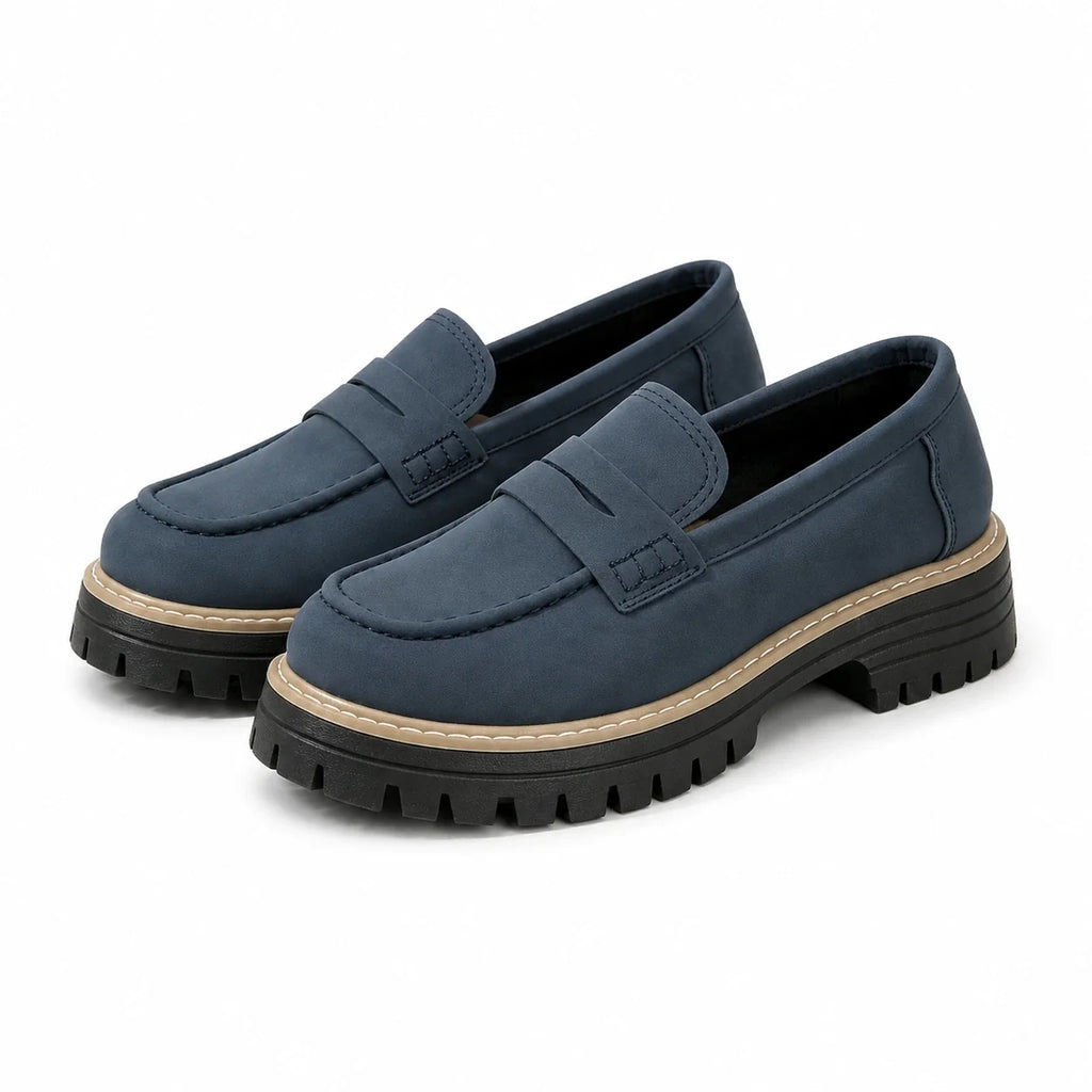 Chaussures confort orthopédiques pour femme à bout large
