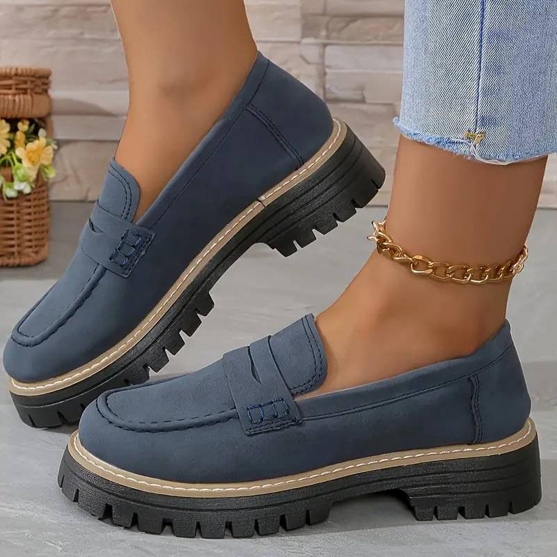 Chaussures confort orthopédiques pour femme à bout large