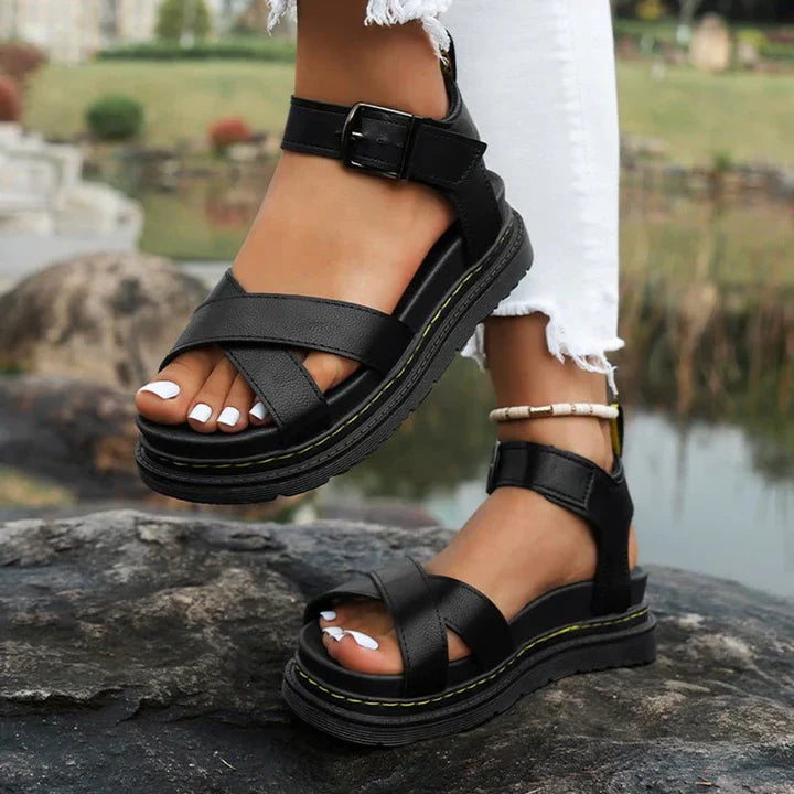 Sandales orthopédiques et sandales sport avec soutien de la voûte plantaire pour femme
