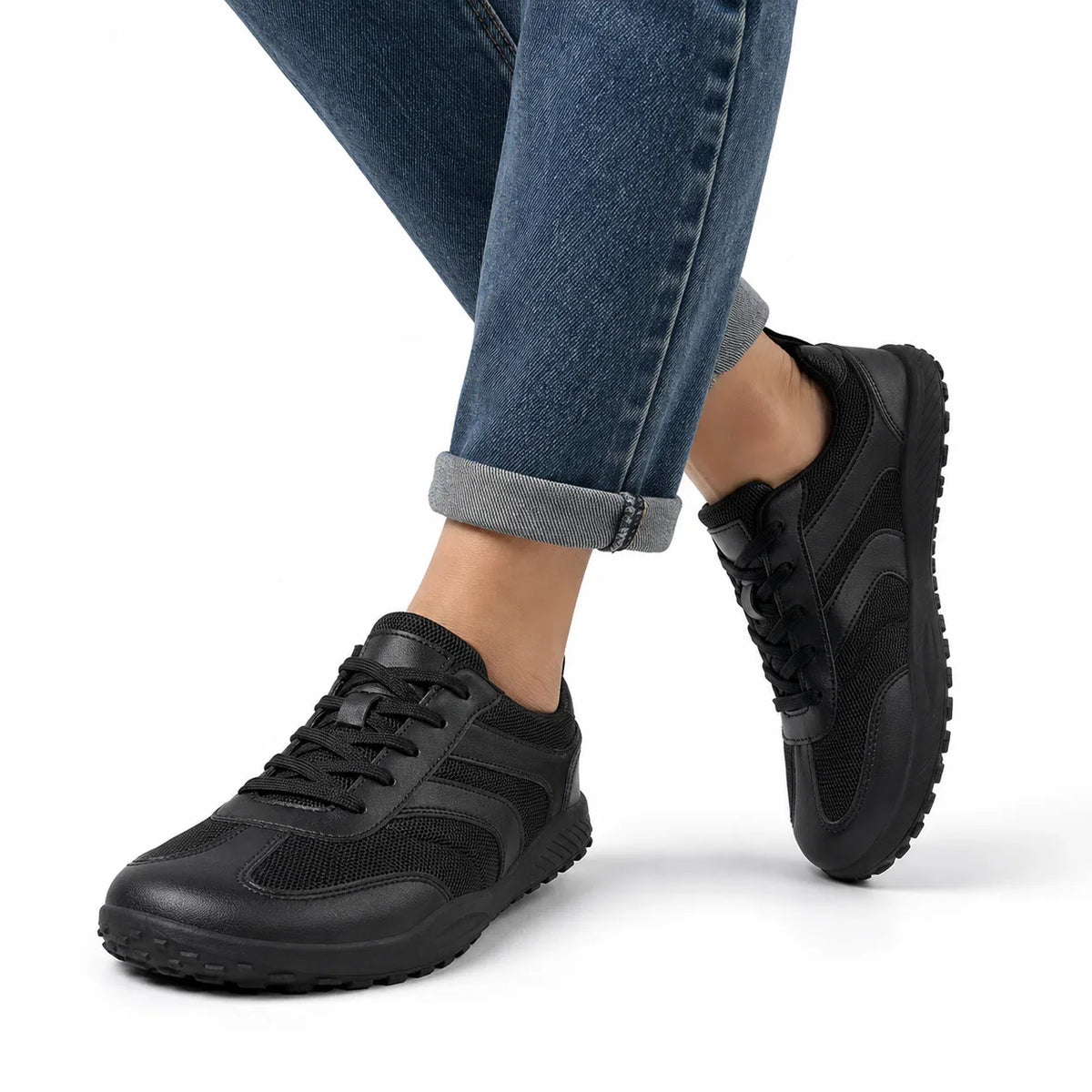 Chaussures barefoot de marche et randonnée à bout large et semelle antidérapante – unisexe