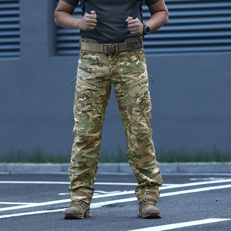 Pantalon tactique multicam déperlant extensible pour homme
