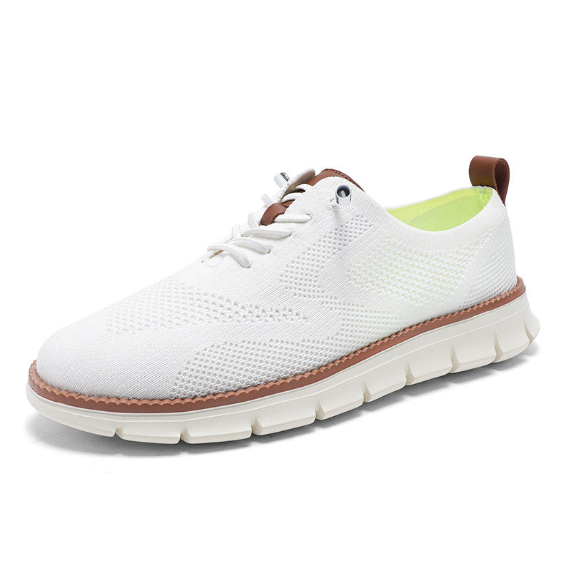 Chaussures orthopédiques pour homme à bout large – ultra confortables, dessus tricot respirant