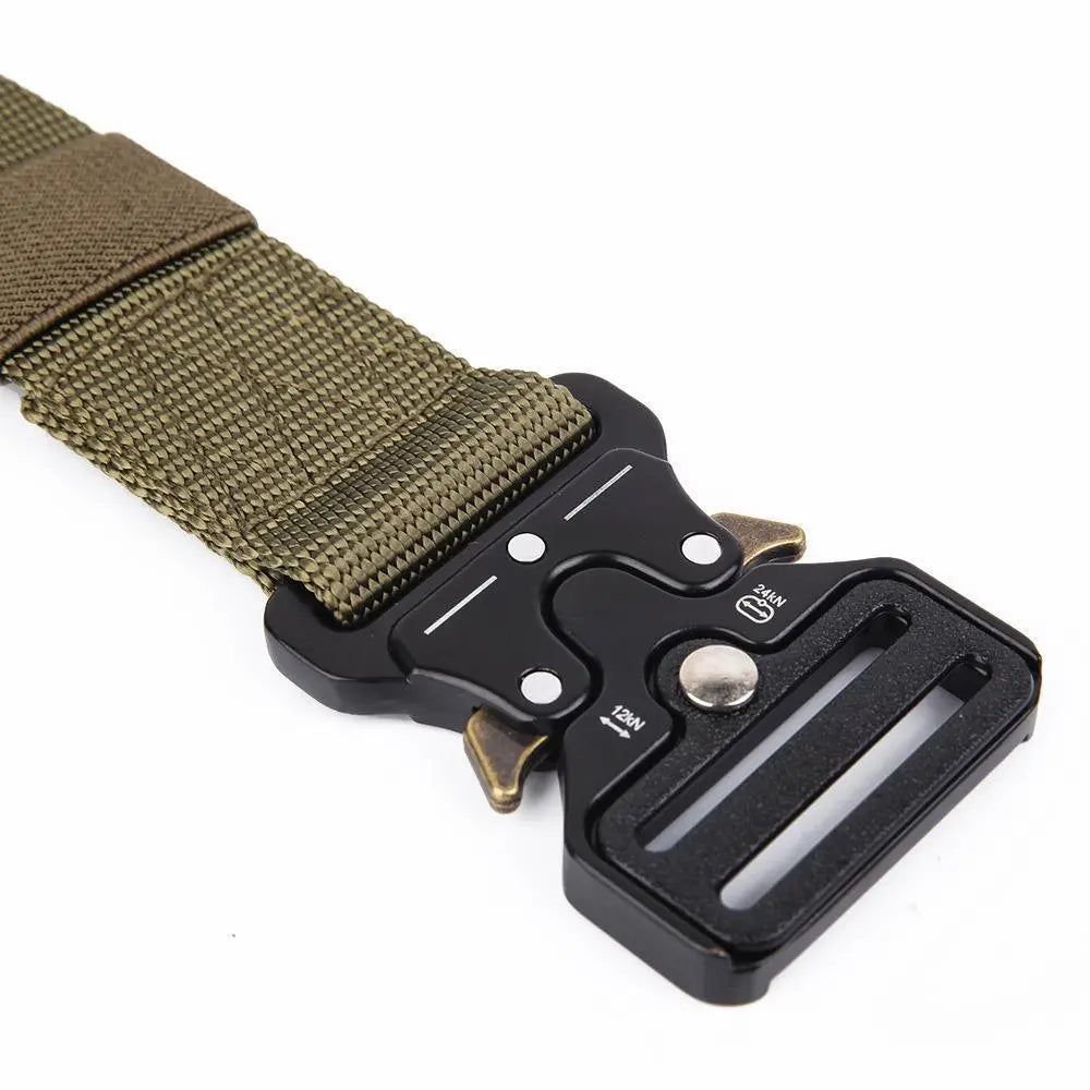 Ceinture élastique d'extérieur pour homme à boucle magnétique à dégagement rapide