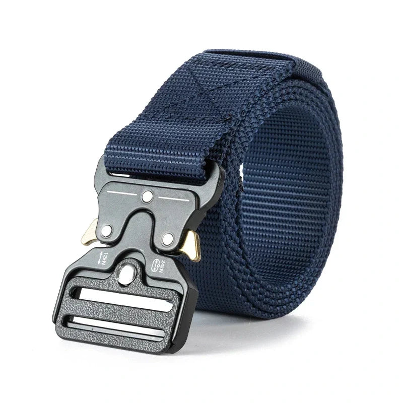 Ceinture élastique d'extérieur pour homme à boucle magnétique à dégagement rapide