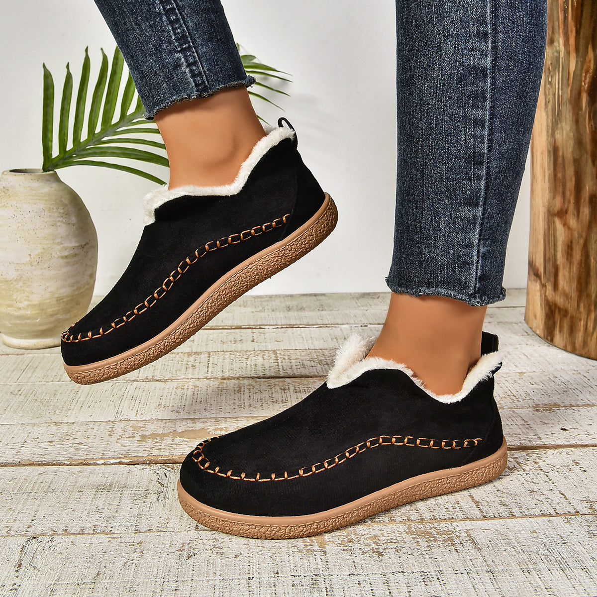 Chaussons orthopédiques barefoot chauds pour femme – hiver