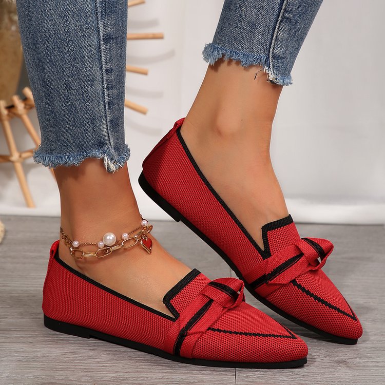 Ballerines orthopédiques pour femme, coupe large