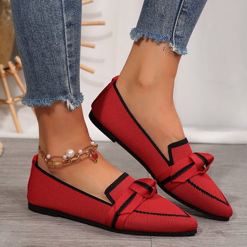 Ballerines orthopédiques pour femme, coupe large