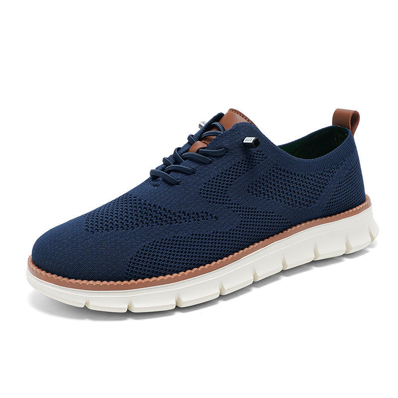 Chaussures orthopédiques pour homme à bout large – ultra confortables, dessus tricot respirant
