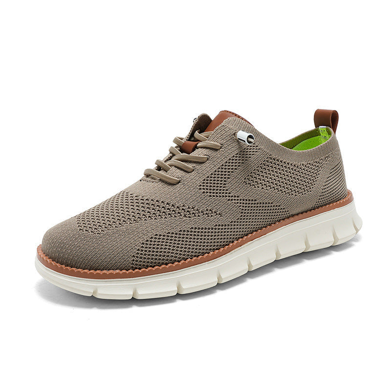 Chaussures orthopédiques pour homme à bout large – ultra confortables, dessus tricot respirant