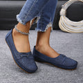 Mocassins orthopédiques confortables en daim pour femme