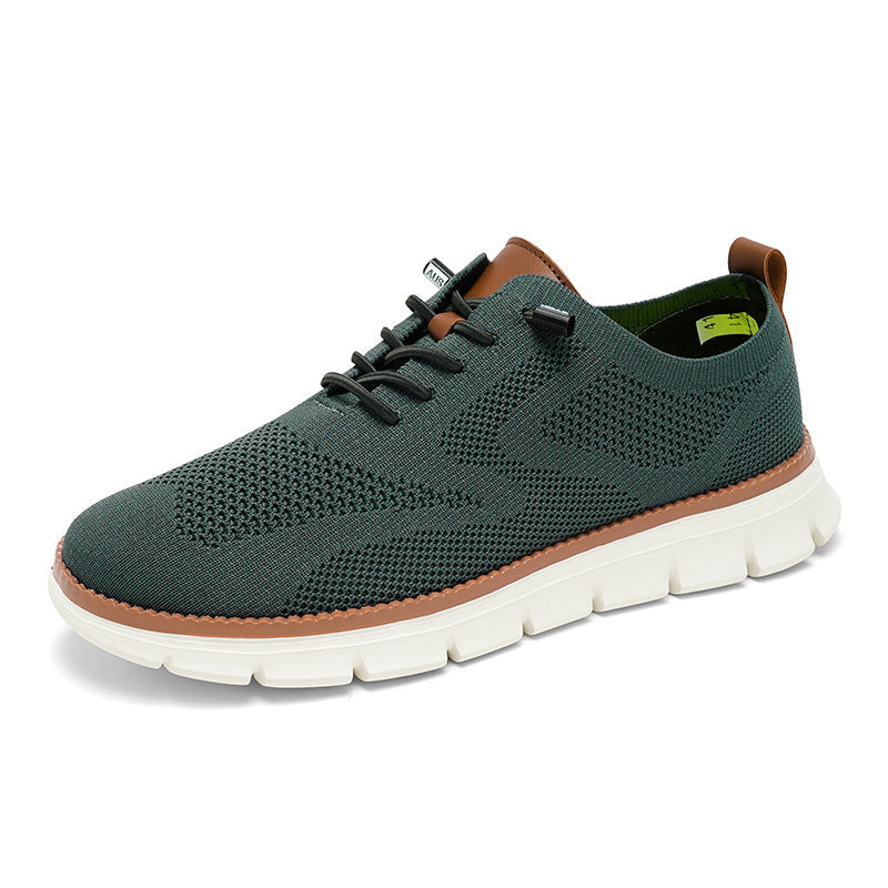 Chaussures orthopédiques pour homme à bout large – ultra confortables, dessus tricot respirant