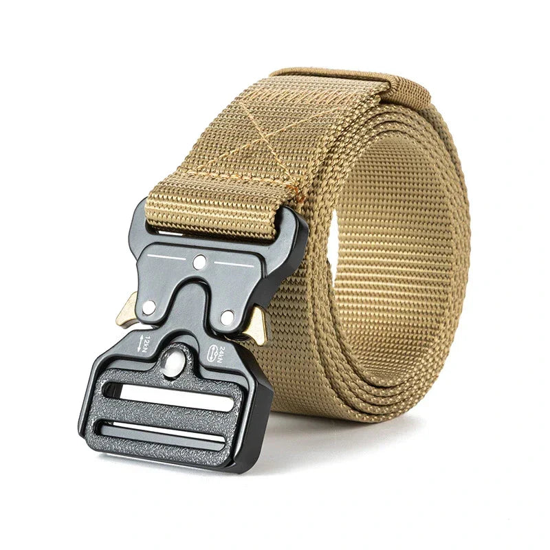 Ceinture élastique d'extérieur pour homme à boucle magnétique à dégagement rapide