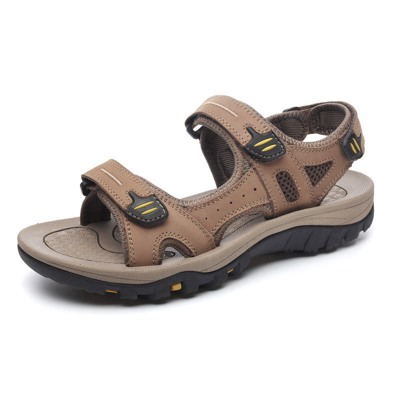 Sandales orthopédiques de maintien pour homme, bout large et brides réglables